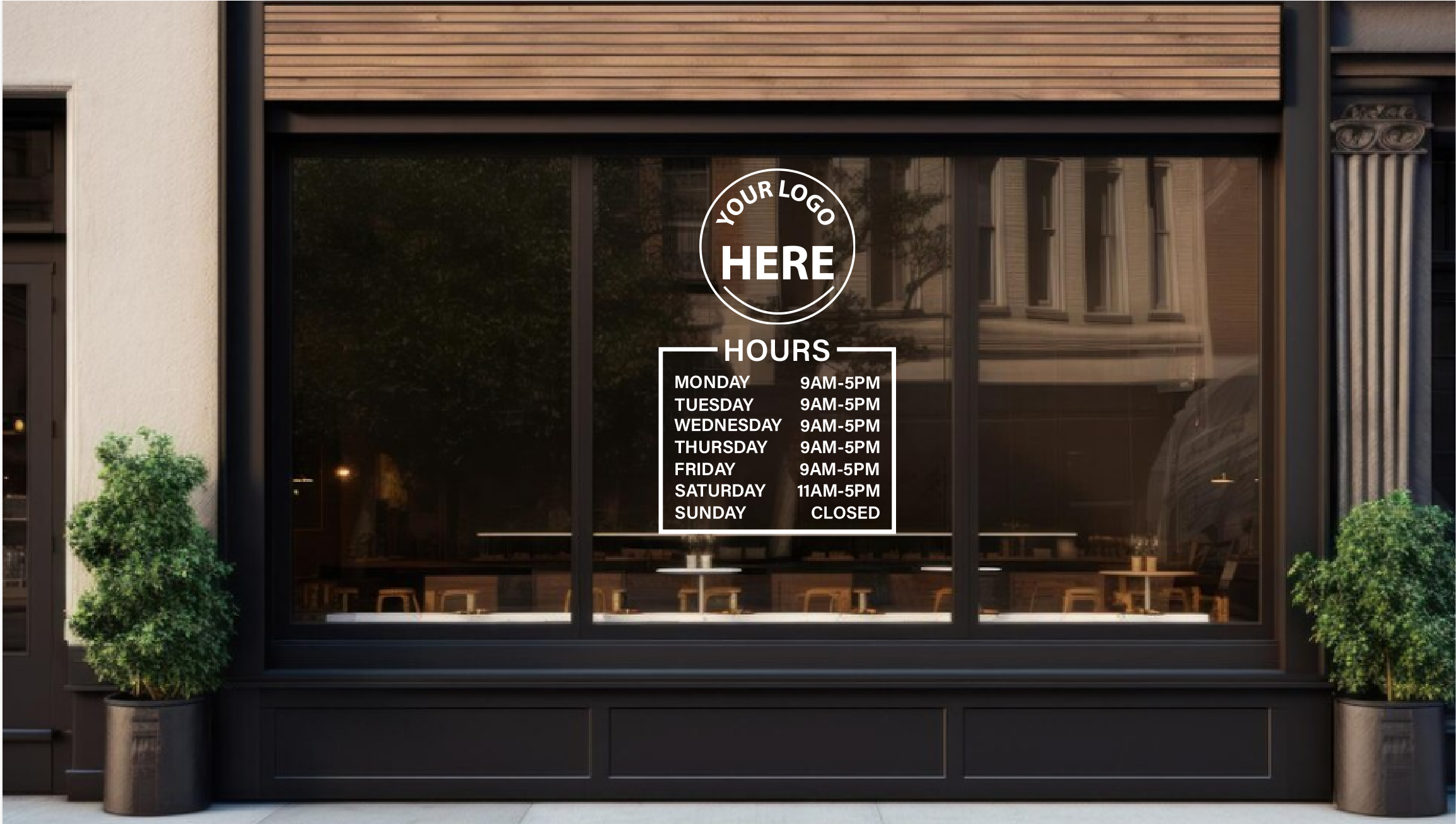 Window + Door Decals