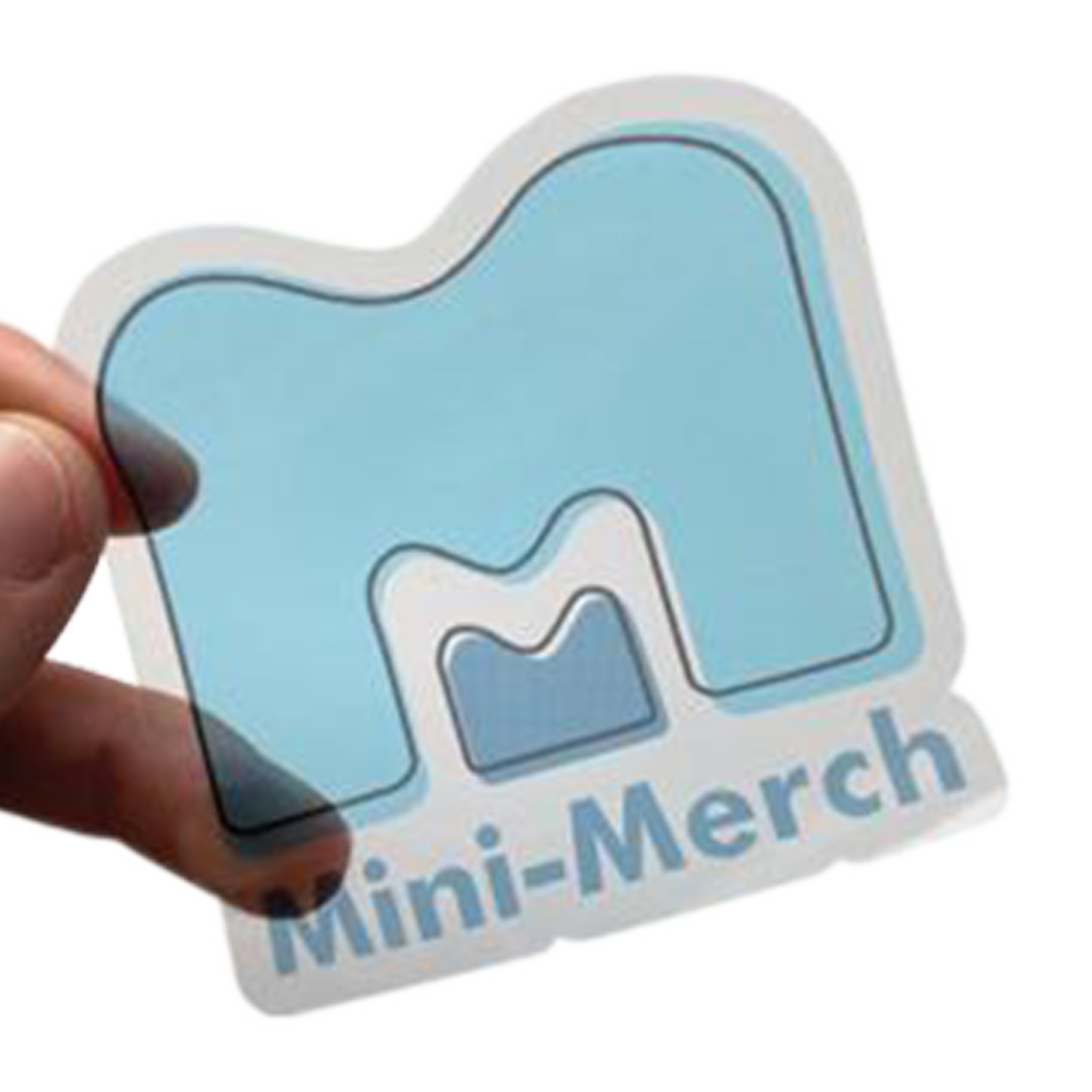 Custom Transparent or Clear Stickers available MiniMerch