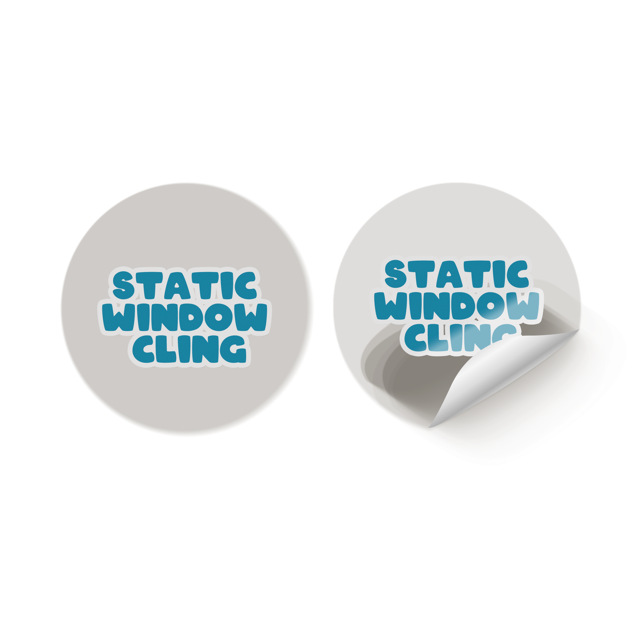 Custom Static Cling Stickers Buy Static Window Cling
